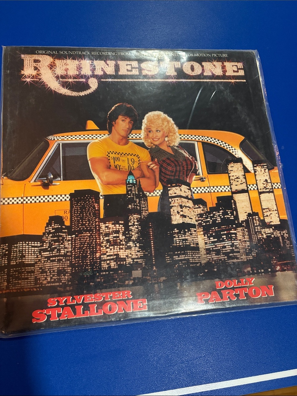 Dolly Parton Rhinestone Soundtrack Vinyl LP 1984 RCA Sylvester Stallone